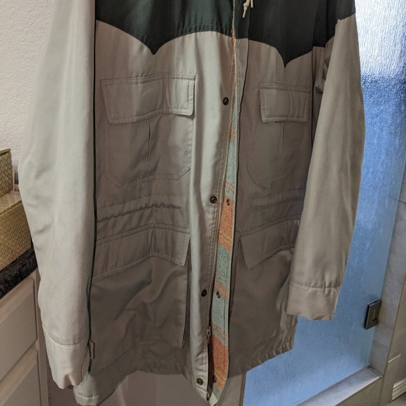 Vintage Rare 1980s Pacific Trail Jacket Lots of Pockets Flannel Lined - Picture 3 of 13